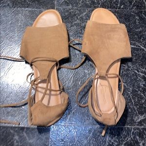 Lace up sandals